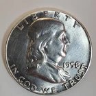 1958 P Franklin Half Dollar 90% SILVER 'Beautiful' ***Exact Coin*** #00-57