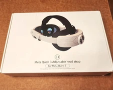 Meta Quest 3 Adjustable Head Strap, Blue Frame - In Original Box