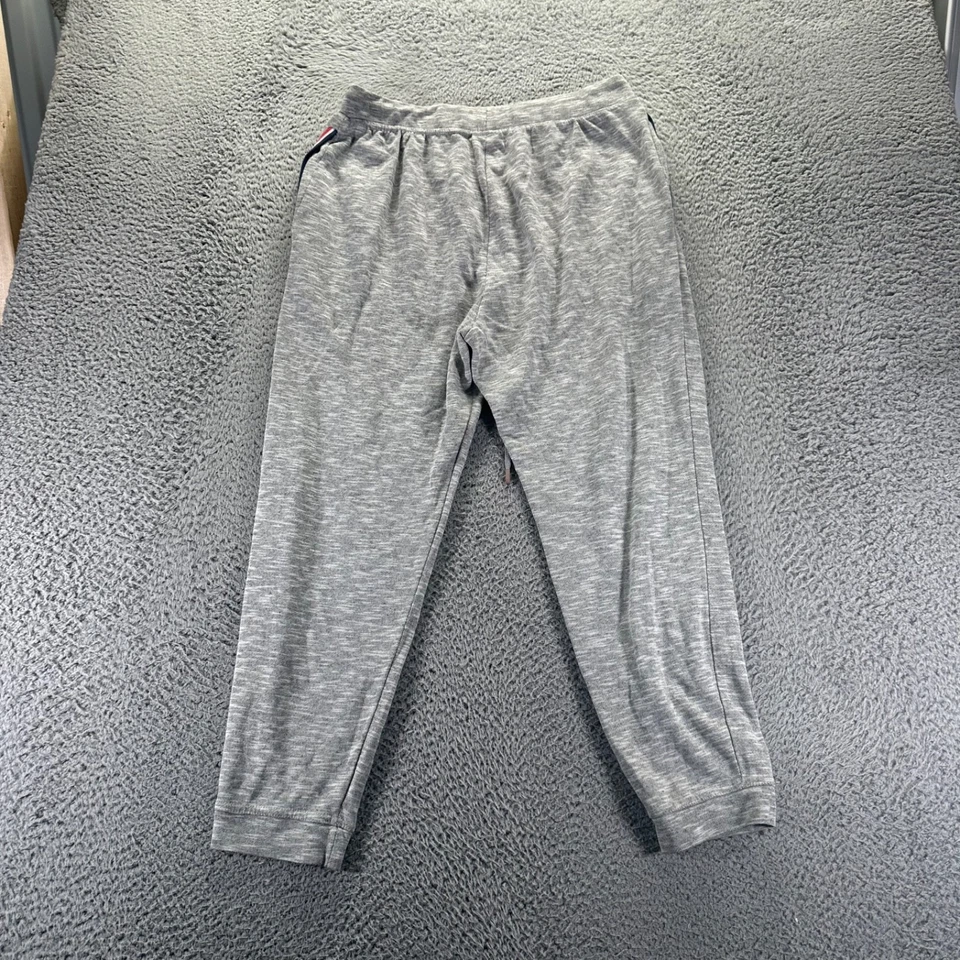 Lacoste Sleepwear Lounge Pants Mens Large Gray Cotton Blend Stretch Lose Taper - Image 4 of 4