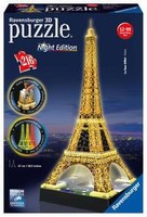 Eiffelturm Bei Nacht - 216 Teile 3D-Puzzle Night Edition - Ravensburger 125