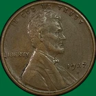1927-D Lincoln Wheat Cent Extremely Fine XF Coin #40029