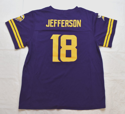 NFL Team Apparel Womens Minnesota Vikings Justin Jefferson Jersey NWT Large