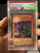 2003 YUGIOH YAMATA DRAGON RARE‼️ PSA 8 LOD 1st EDITION🚨🔥