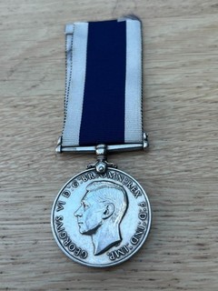 George VI Long Service & Good Conduct Medal To: T.D.Rigby Royal Marines