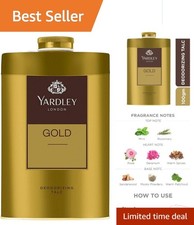 Yardley London Gold Deodorizing Talc Talcum Powder Men 100Gm