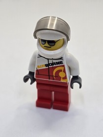 Lego - Minifigures - City - Rally Race Car Driver Airborne Logo 60113 cty0611