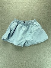 Art Class Blue Girls Size XL 14 Paperbag Waist Boho Wide Leg Summer Denim Shorts