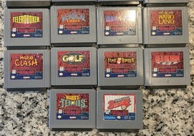 Complete Set of All 14 North American Virtual Boy Games - Tested & Authentic