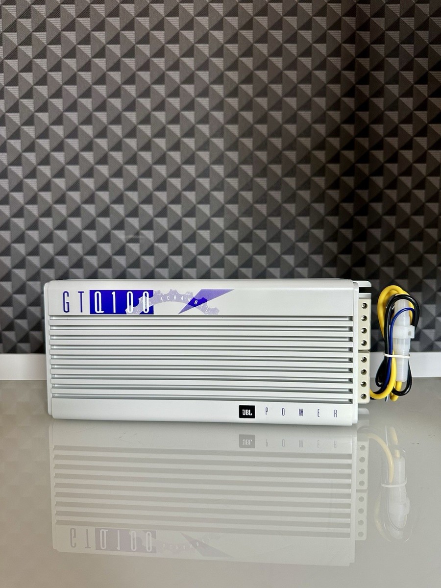 JBL GTQ100 4 Channel Power Car Amplifier Sub Amp Old School 