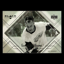 Gordie Howe #GH3 1999 Upper Deck Black Diamond Gordie Howe Gallery Hockey Card