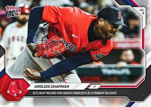 2026 Topps Now 412 Aroldis Chapman