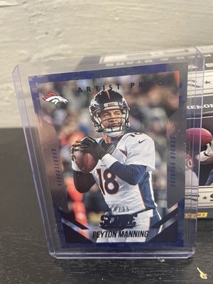 Peyton Manning 18/35 COLOR MATCH. NUMBER MATCH. 2015 Broncos. SB MVP. 2015 Score