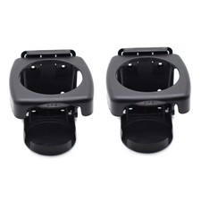 2X Portavasos Universal Coche Automático Plegable Bebida Bebida Taza Portabotellas RV