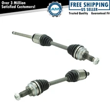 Front Complete CV Axle Shaft Assembly Pair Set 2pc for 525xi 528xi 530xi 535xi