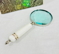 Vintage Reading Magnifying Glass Decorative Handmade Collectible Office Usees