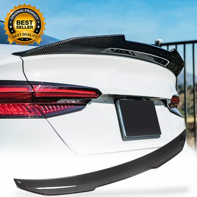 #ad Carbon Fiber Trunk Spoiler Compatible with 2017 2024 Audi A5 B9 S5 4 Door High K $204.93