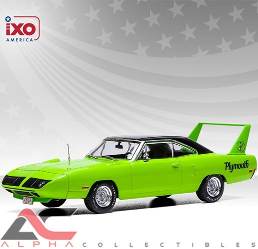 IXO U43RDC008 1:43 1970 PLYMOUTH ROAD RUNNER SUPERBIRD - LIMELIGHT GREEN