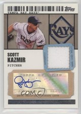 2009 Topps Ticket To Stardom Auto Relics 255/489 Scott Kazmir #TSAR-SK Auto 5h9