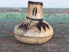GREAT EARLY SMALLER ANTIQUE HOPI PUEBLO POTTERY JAR N R.