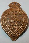 WW1 CARNARVONSHIRE VOLUNTEER REGIMENT VTC BRITISH MILITARY CAP BADGE
