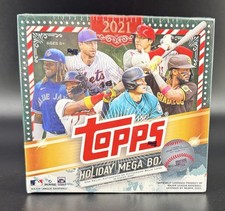 2021 Topps Holiday MLB Baseball Factory Sealed Mega Box