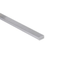 3/8" x 1" Aluminum Flat Bar, 6061 Plate, 8 Inch Length, T6511 Mill Stock, 0.375"