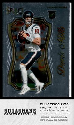 2021 Select Certified SCR-23 Davis Mills RC Houston Texans Football Card