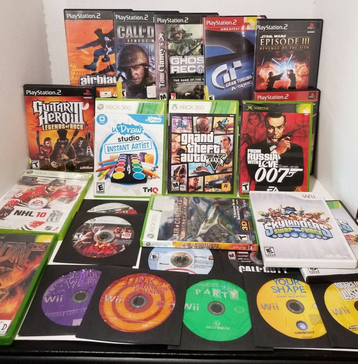 PS4 PS3 PS2 Xbox Wii NintendoDS ソフト Huge Video Game lot! PS2,XBOX,360 & Wii! **Untested* READ