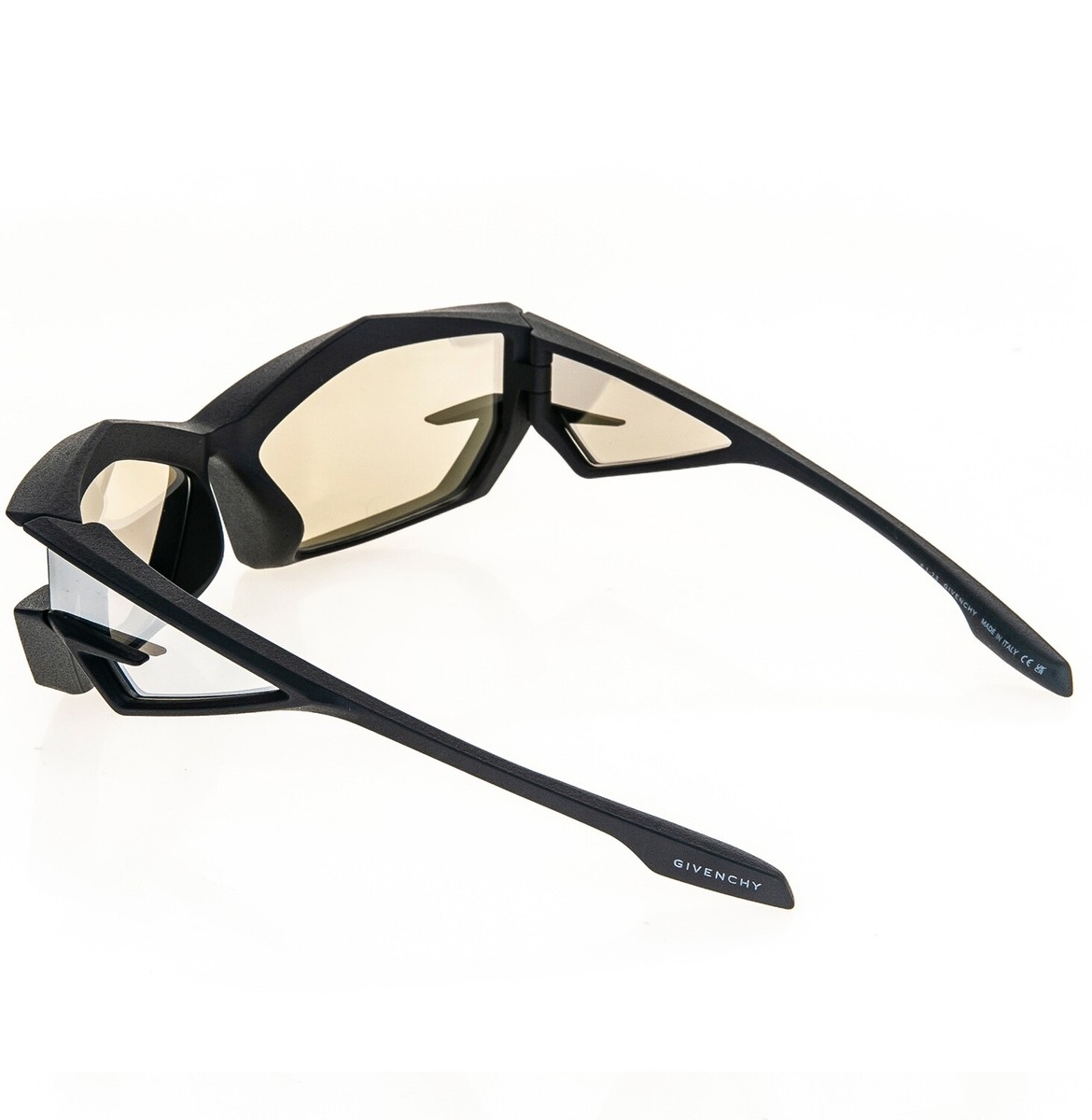 GIVENCHY GIV CUT 40049 Black Silver Mirrored Runway Unisex GIVENCHY GIV CUT 40049 Black Silver Mirrored Runway Unisex