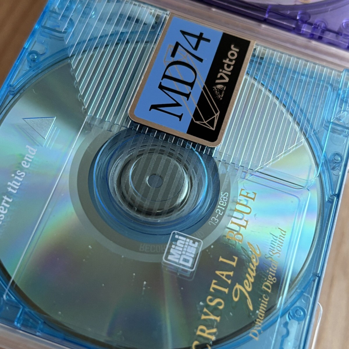 Vintage Victor (JVC) Mini Disc MD74 – Set of 14 (7 Blue + 7