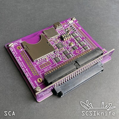 SCSIknife SCA - ZuluSCSI  & BlueSCSI compatible SCSI hard drive Emulator