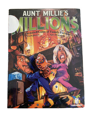 Aunt Millie's Millions The Frenzied Game of Family Fortune Board Game New Sealed