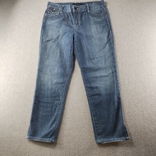 Calvin Klein Women's Jeans Blue Size 10 Skinny Straight Mid Rise 26" Denim