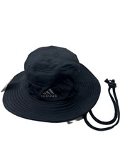 NEW adidas Men's UPF 50 Aeroready 3 Stripe Bucket Hat-Black OSFM