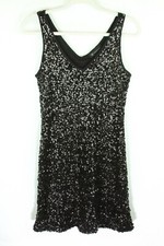 INC Women's Dress Small Black Sleeveless Cocktail Summer