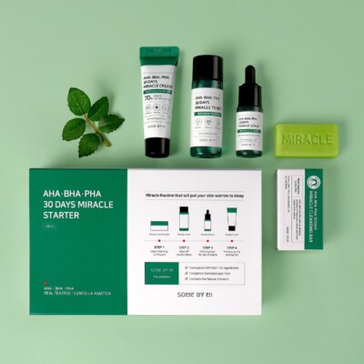 EINIGE VON MI AHA BHA PHA 30 Tage Wunder Starter Kit 4 Artikel Koreanische Ko...