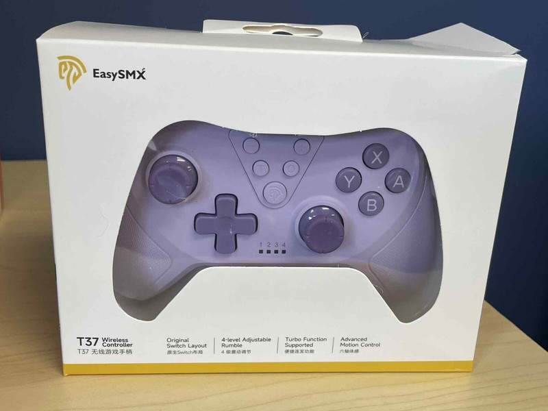 Easy SMX T37 Wireless Joysticks Game Controller For Switch/Pc Purple
