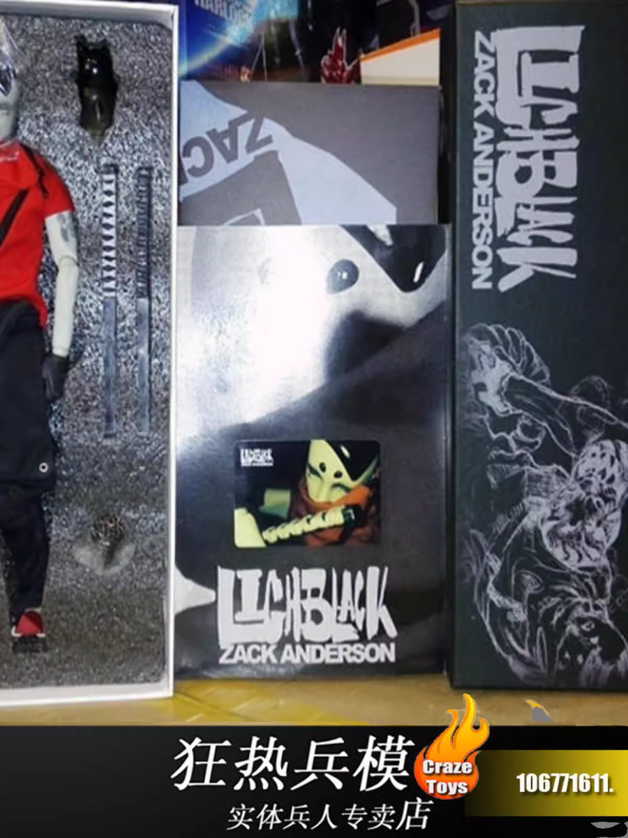 1/6 Scale Lighblack Zack Anderson Action Figure Collections Gifts