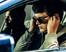 Ansel Elgort Signed Autographed 8x10 Photo BABY DRIVER Actor Beckett BAS COA
