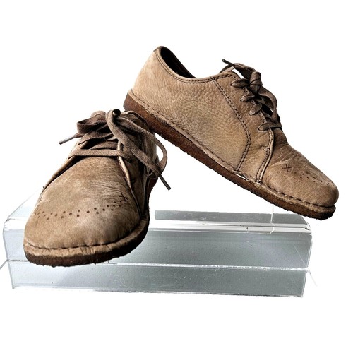 KEEN PRESIDIO BROWN SUEDE LEATHER OXFORDS SHOES LACE W SZ 9  display picture 3