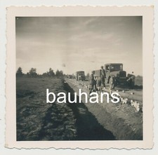 Foto Wehrmacht LKW Arbeitsdienst Soldaten am Westwall 2.WK (4561x)