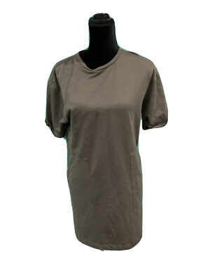 dark green t shirt dress