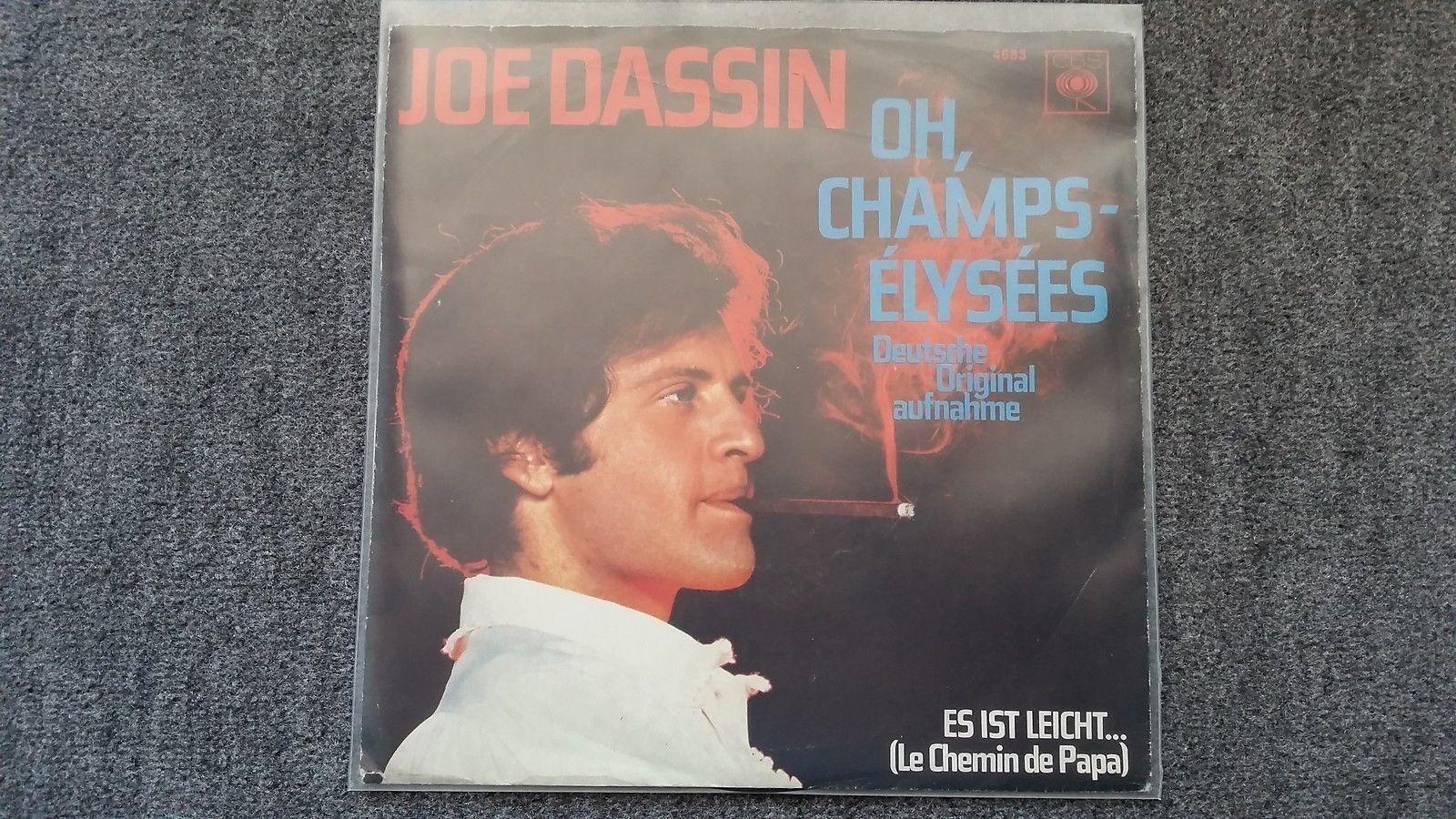 7"" Single Vinyl Joe Dassin - Oh, Champs-Elysees SUNG IN GERMAN