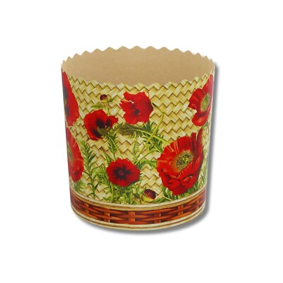 30 Stück Backpapier Formen Etui für Ostern Brot Kuchen Panettone Paska 110*85 mm