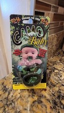 Billy Bob Camo Pacifier BPA Free Orthodontic Nipple 3Mo Camouflage New NIP