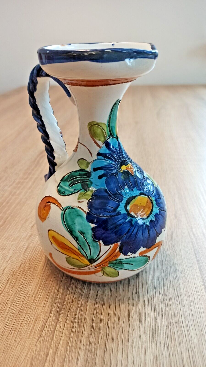 Italian vintage jug. MANO. Clay. 1970s | eBay