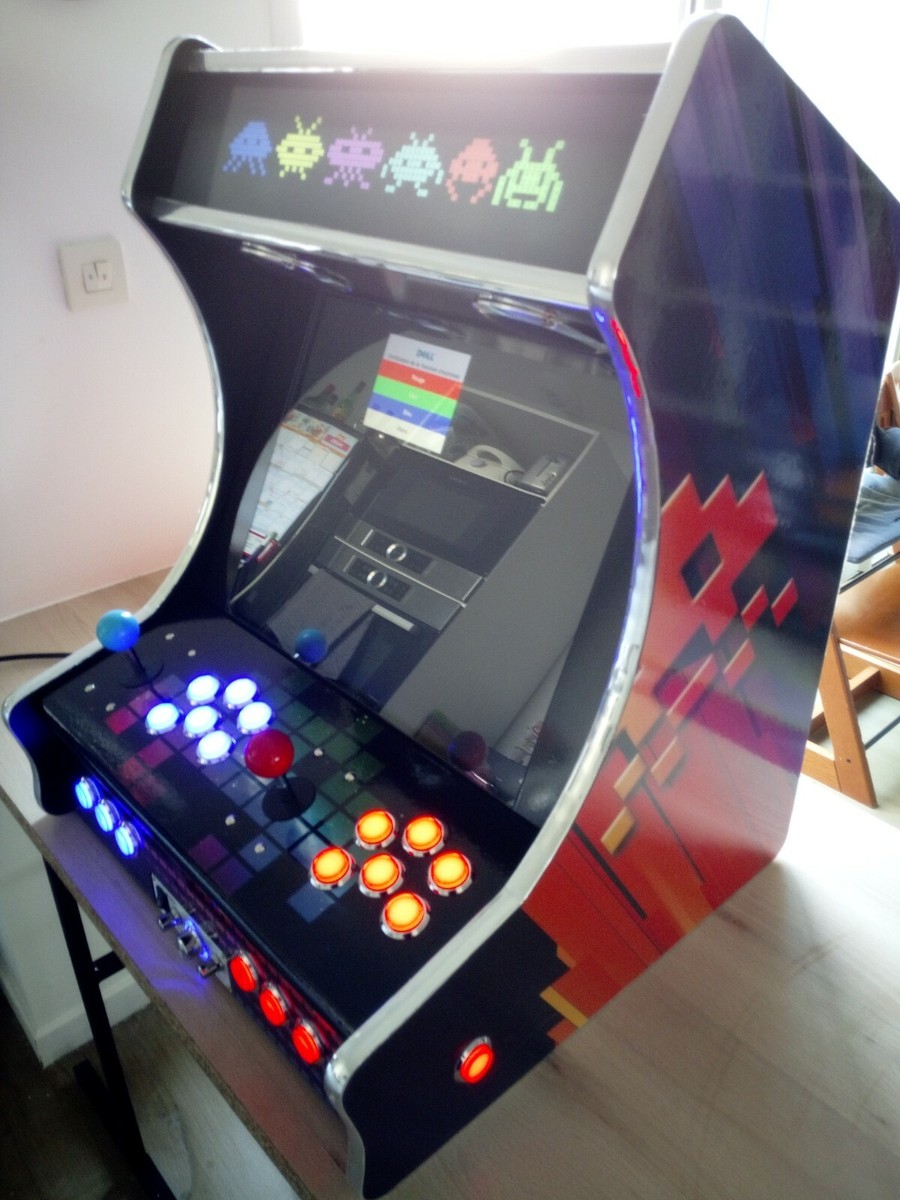 Borne D'arcade Raspberry Pi 3B – écran 19 Pouces, Monnayeur, Fabrication Française
