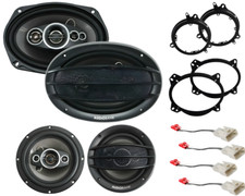 Audiobank 6.5" Front 6x9" Rear Speakers kit for 2014-2019 Toyota Corolla