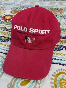 red polo dad hat