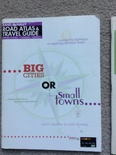 Road Atlas and Travel Guide US Canada Mexico Rand McNally 1999 Great Condition